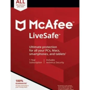 McAfee LiveSafe Unlimited-Devices  AntiVirus Software